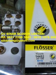 Lampu Bayonet BA15d 24V 10W Flosser